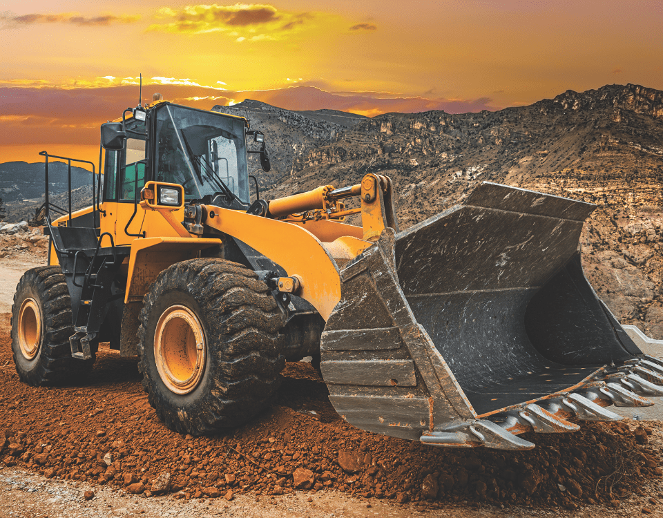 Image of a heavy duty construction bull dozer