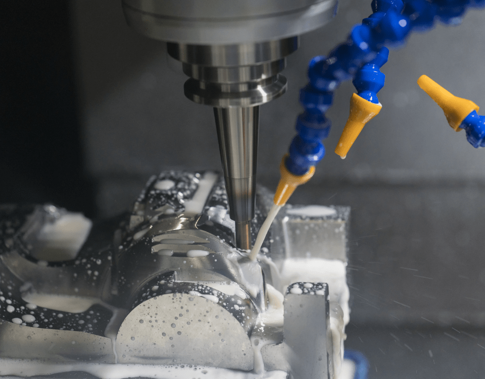 Image of a machine tool lathe in action