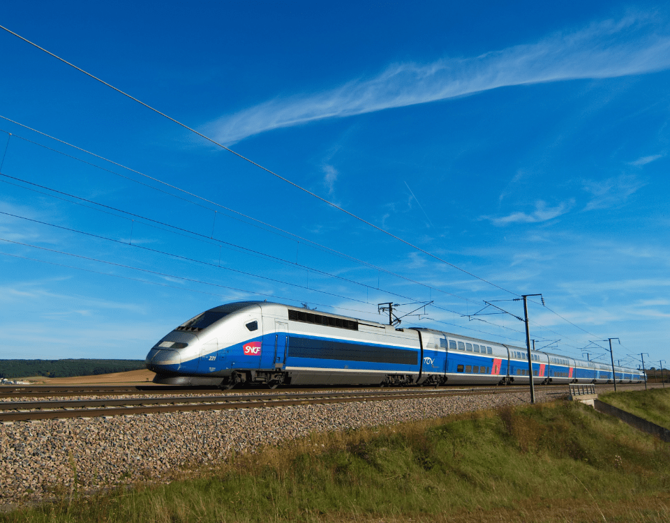 Image of a bullet train