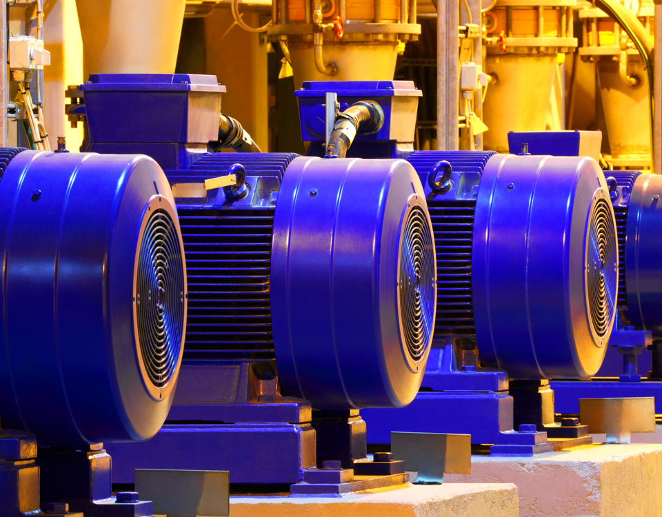Electric motors in plants image