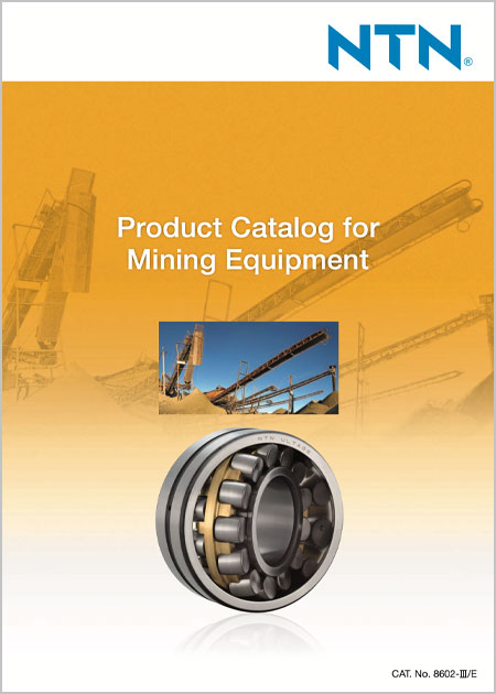 NTN Mining Equipment Product Catalog cover image
